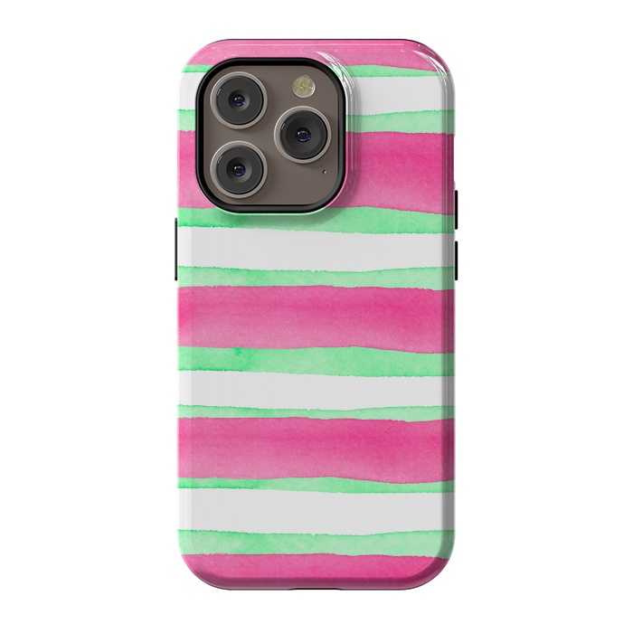 iPhone 14 Pro StrongFit Peppermint Candy by Amaya Brydon