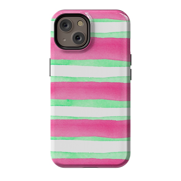 iPhone 14 StrongFit Peppermint Candy by Amaya Brydon