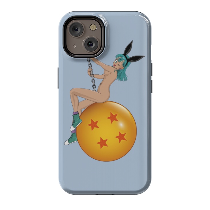 iPhone 14 StrongFit Bunny Ball ( Nude) by Samiel Art
