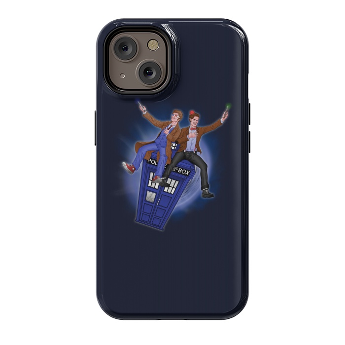 iPhone 14 StrongFit THE DOCTOR'S TIMEY-WIMEY ADVENTURE by SKULLPY