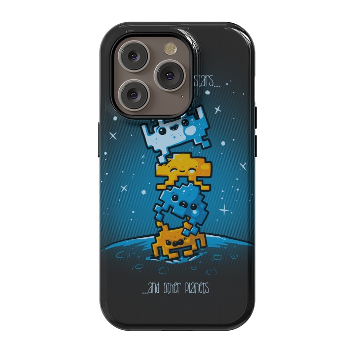 iPhone 14 Pro StrongFit Cute Invaders by Q-Artwork