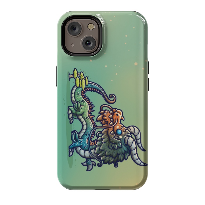 iPhone 14 StrongFit Cute Chinese Dragon by Q-Artwork