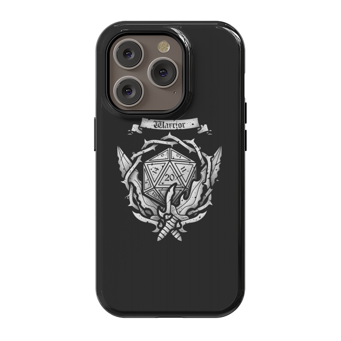 iPhone 14 Pro StrongFit Warrior Crest by Q-Artwork