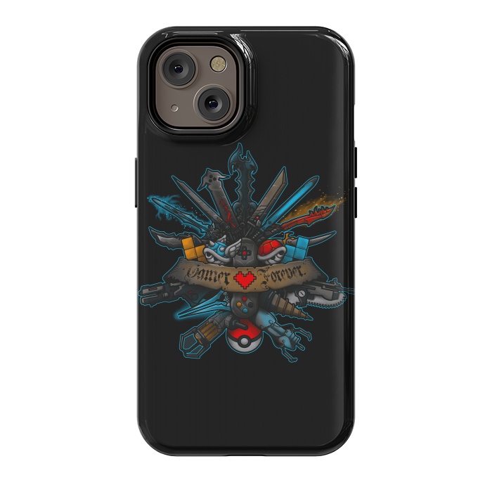 iPhone 14 StrongFit Gamer Forever by Q-Artwork