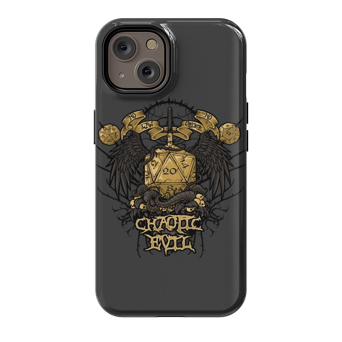 iPhone 14 StrongFit Chaotic Evil by Q-Artwork