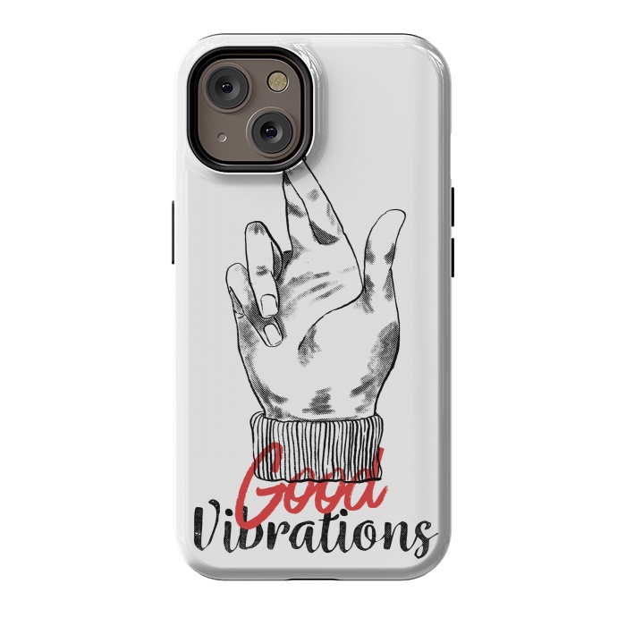 iPhone 14 StrongFit Good Vibrations by Ilustrata