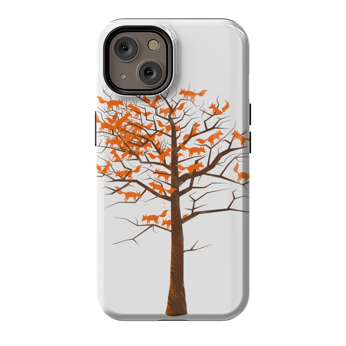 iPhone 14 StrongFit Blazing Fox Tree by 38 Sunsets