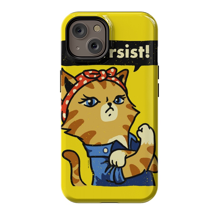 iPhone 14 StrongFit Purrrsist! by Vó Maria