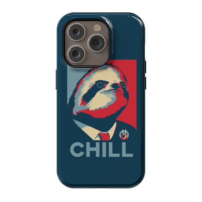 iPhone 14 Pro StrongFit Sloth For President by Grant Stephen Shepley