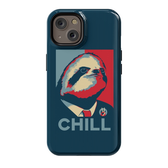 iPhone 14 StrongFit Sloth For President by Grant Stephen Shepley