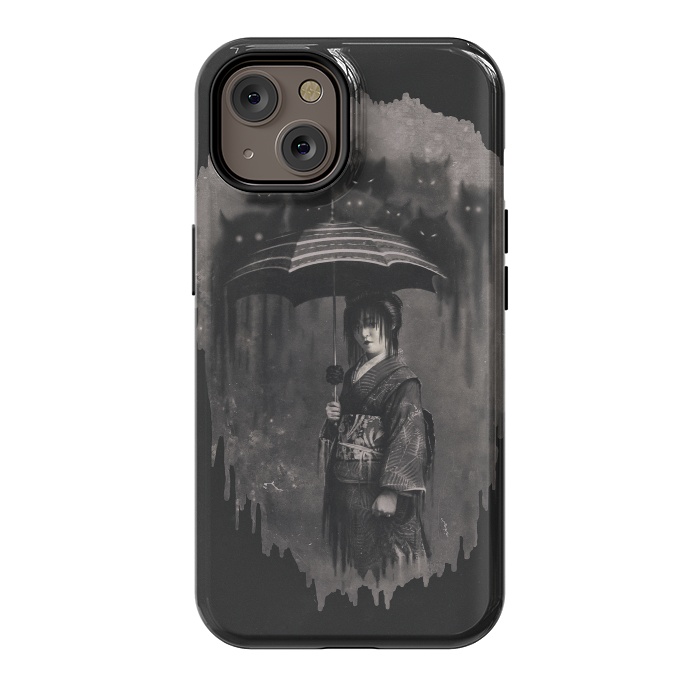 iPhone 14 StrongFit Lady Rain by 38 Sunsets