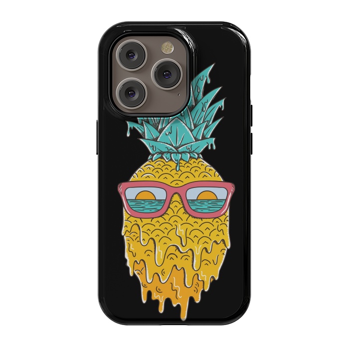 iPhone 14 Pro StrongFit Pineapple Summer by Coffee Man