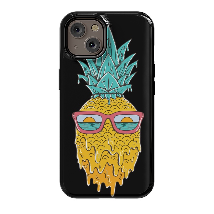 iPhone 14 StrongFit Pineapple Summer by Coffee Man