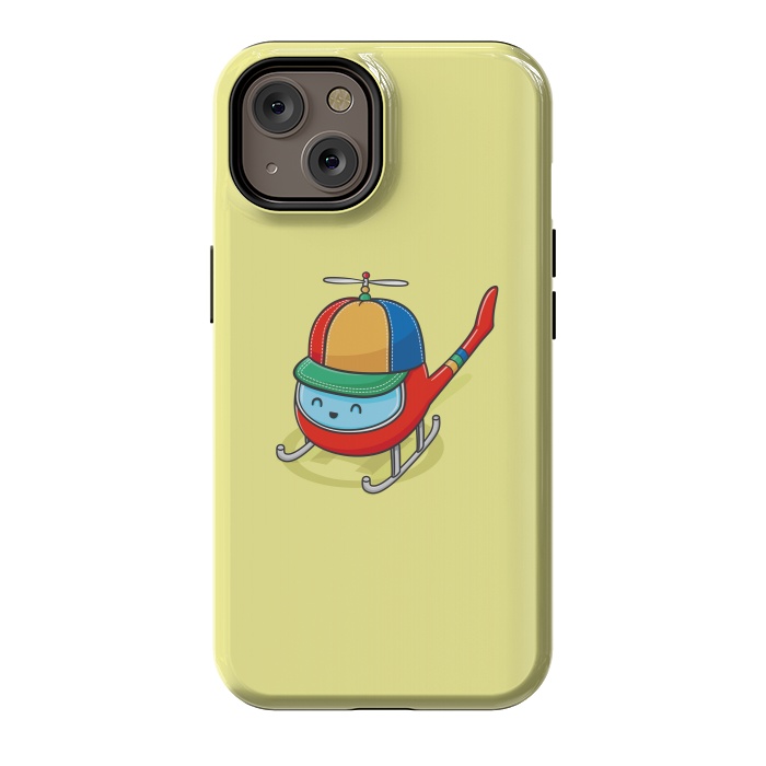 iPhone 14 StrongFit Happy Copter by Xylo Riescent