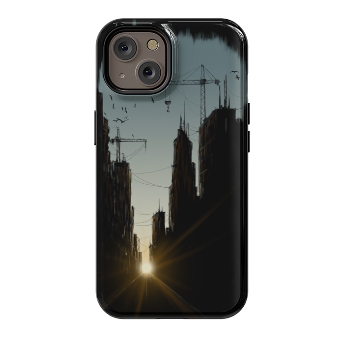 iPhone 14 StrongFit Concrete Jungle by Alwin Aves