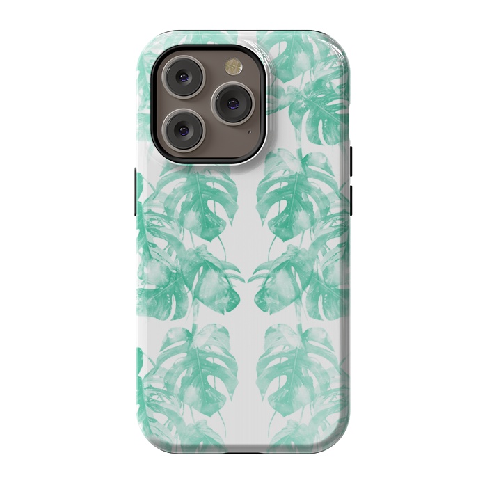 iPhone 14 Pro StrongFit Monstera Tropical Jungle  by Rui Faria