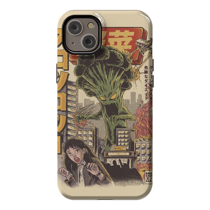 iPhone 14 Plus StrongFit THE BROCCOZILLA by Ilustrata
