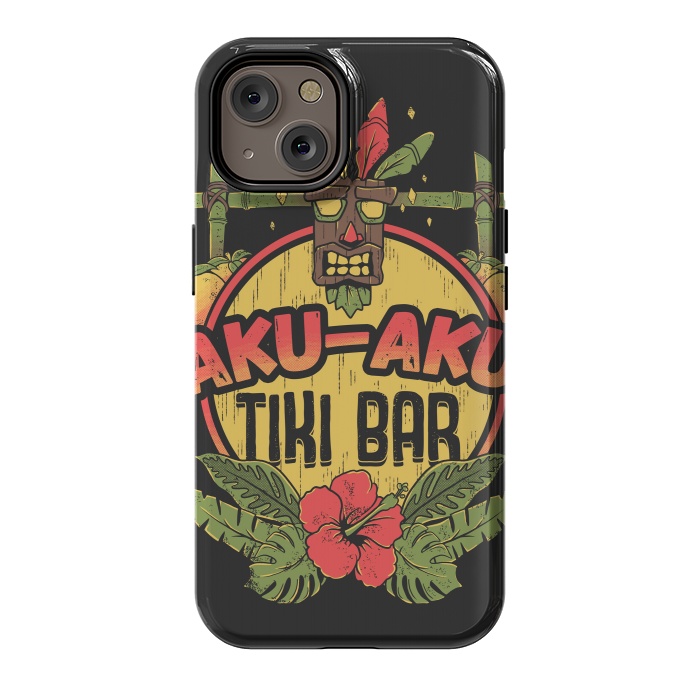iPhone 14 StrongFit Aku Aku - Tiki Bar by Ilustrata