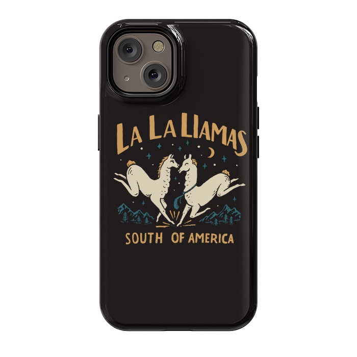 iPhone 14 StrongFit La La Llamas by Tatak Waskitho
