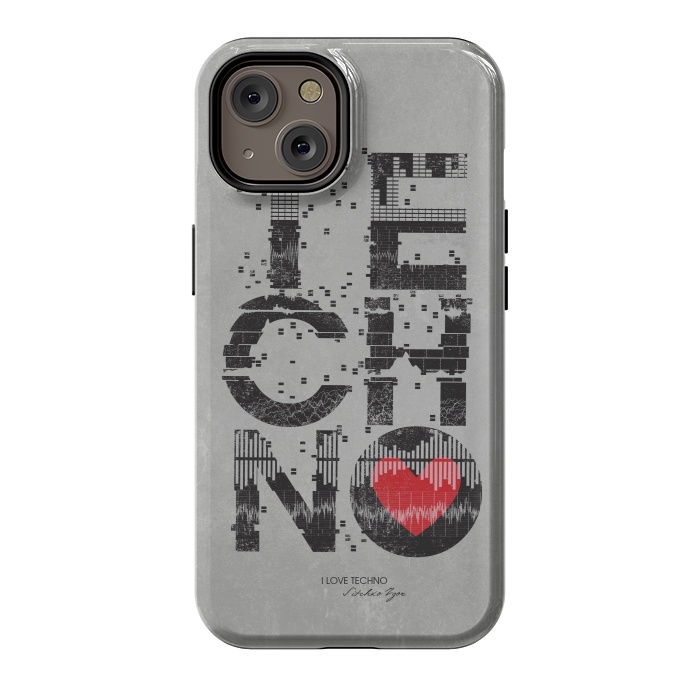 iPhone 14 StrongFit I Love Techno by Sitchko