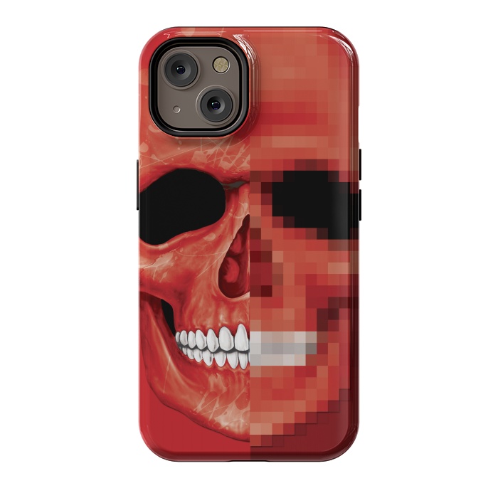 iPhone 14 StrongFit Red Skull by Sitchko