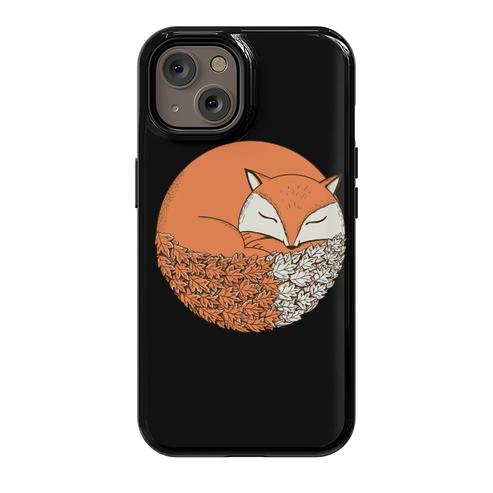 iPhone 14 StrongFit Fox Black by Coffee Man