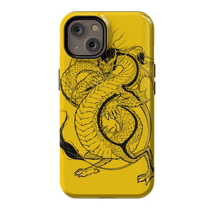 iPhone 14 StrongFit Bruce, the Dragon by Draco