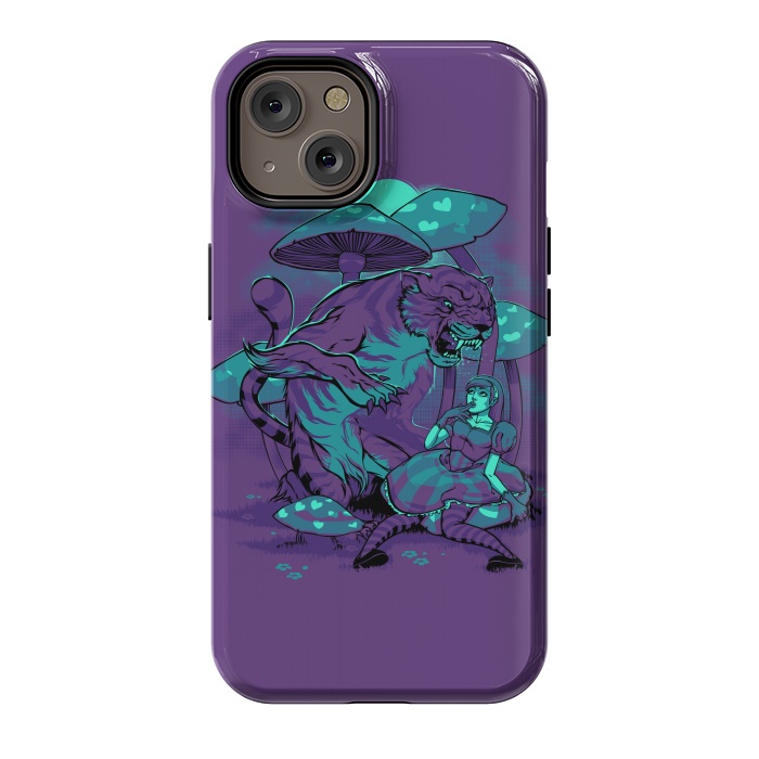iPhone 14 StrongFit Cheshire Cat by Draco