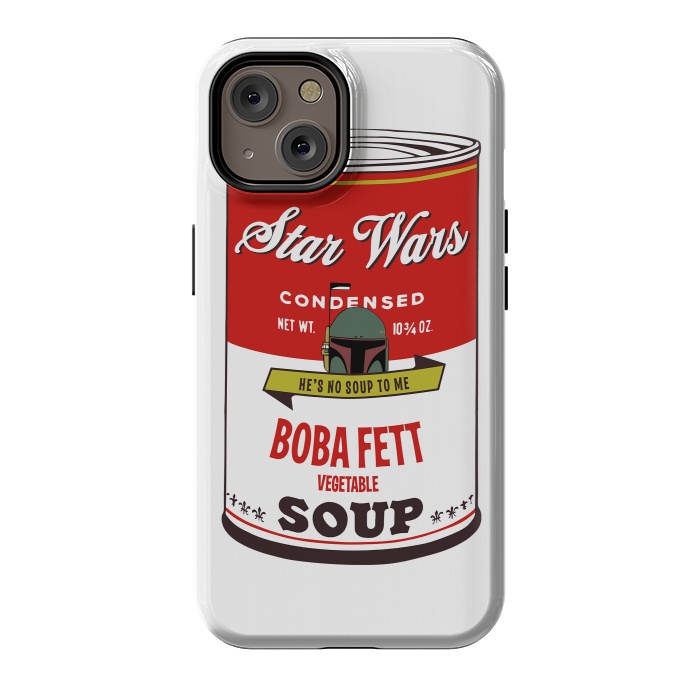 iPhone 14 StrongFit Star Wars Campbells Soup Boba Fett by Alisterny