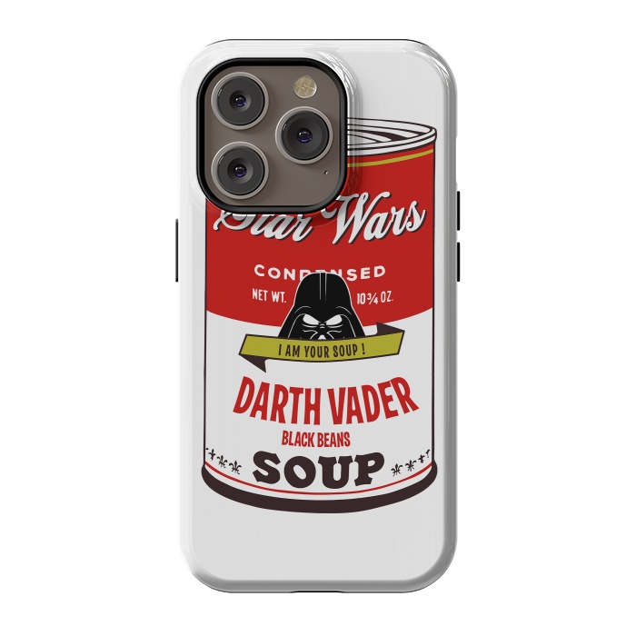iPhone 14 Pro StrongFit Star Wars Campbells Soup Vader by Alisterny