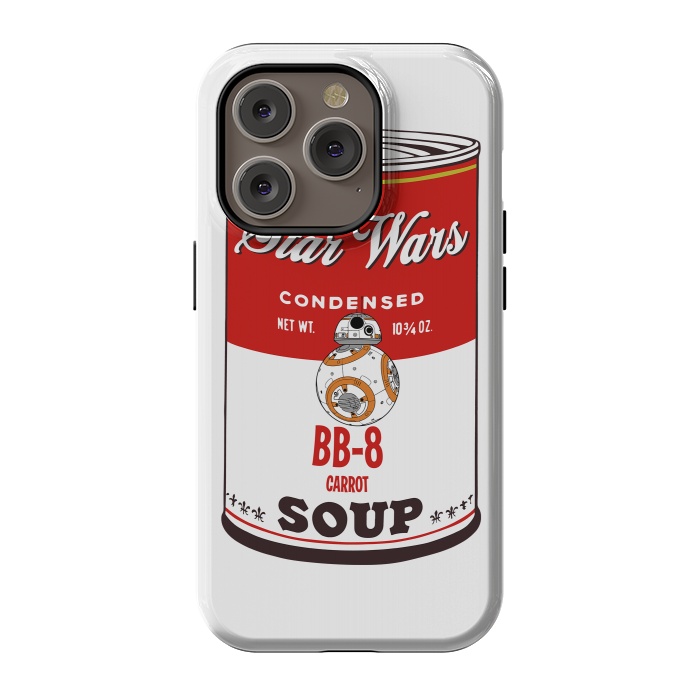 iPhone 14 Pro StrongFit Star Wars Campbells Soup BB-8 by Alisterny