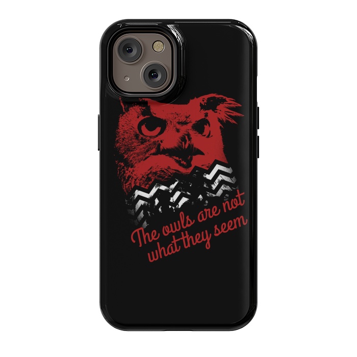 iPhone 14 StrongFit Twin Peaks The Owls Are Not What They Seem by Alisterny