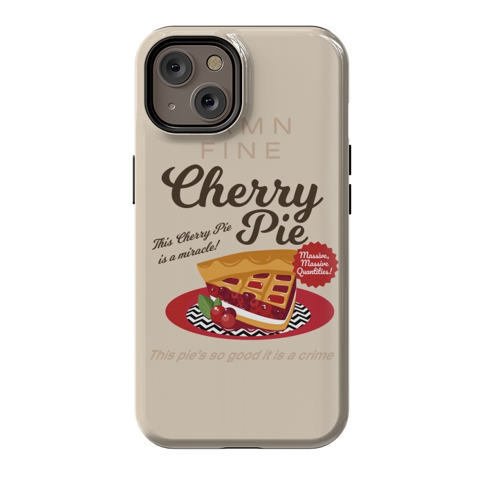 iPhone 14 StrongFit Twin Peaks Damn Fine Cherry Pie by Alisterny