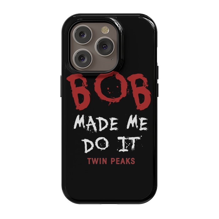 iPhone 14 Pro StrongFit Twin Peaks Bob Made Me Do It by Alisterny