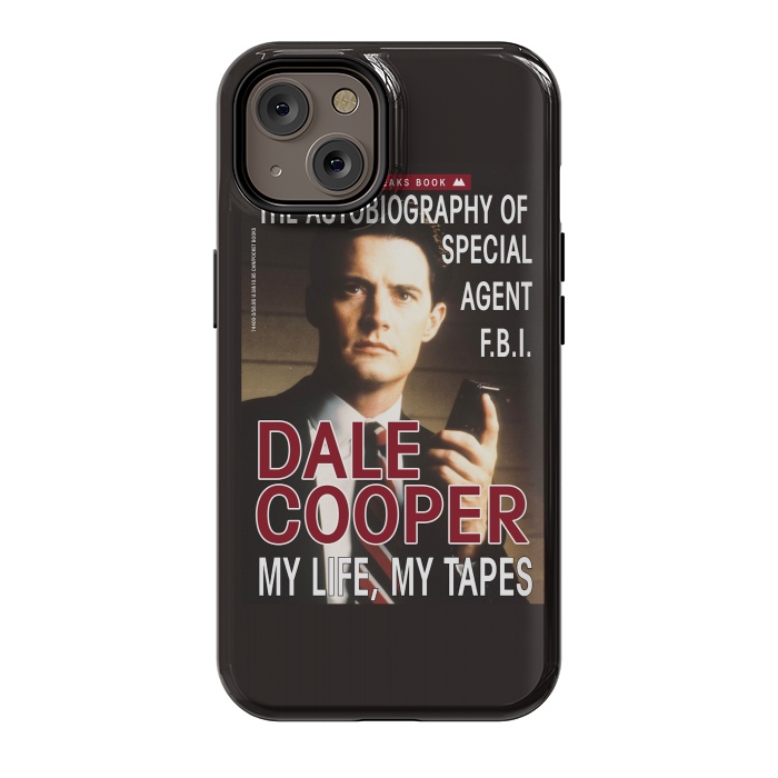 iPhone 14 StrongFit Twin Peaks Dale Cooper Book by Alisterny
