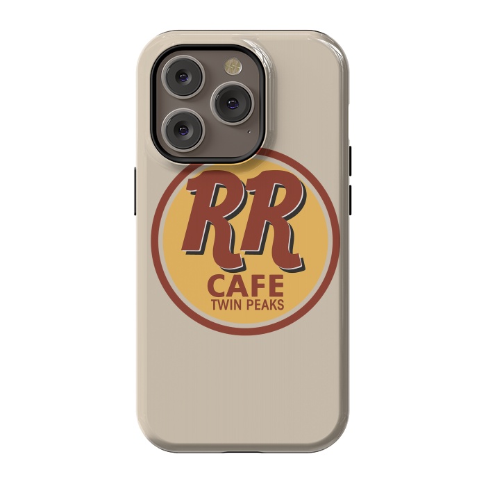 iPhone 14 Pro StrongFit Twin Peaks RR Cafe by Alisterny