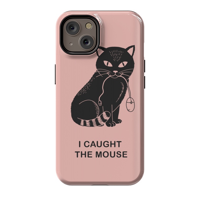 iPhone 14 StrongFit I caugth the mouse rose by Coffee Man