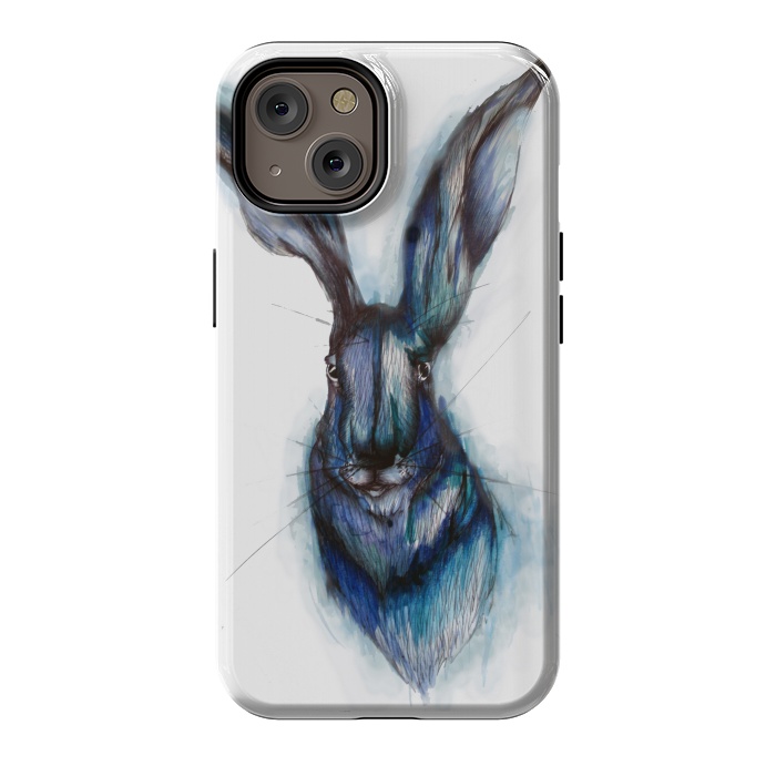 iPhone 14 StrongFit Blue Hare by ECMazur 