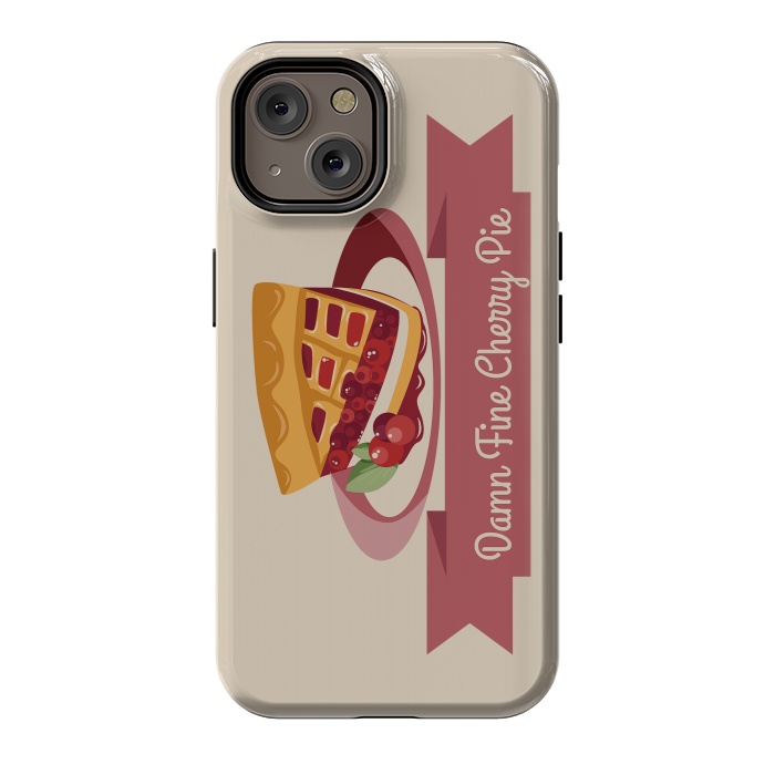 iPhone 14 StrongFit Twin Peaks Cherry Pie by Alisterny