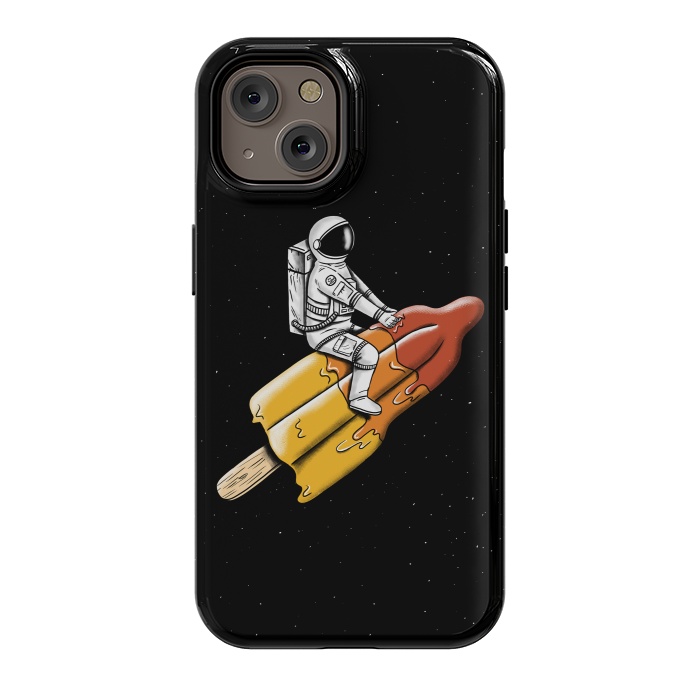 iPhone 14 StrongFit Astronaut Melted Rocket by Coffee Man
