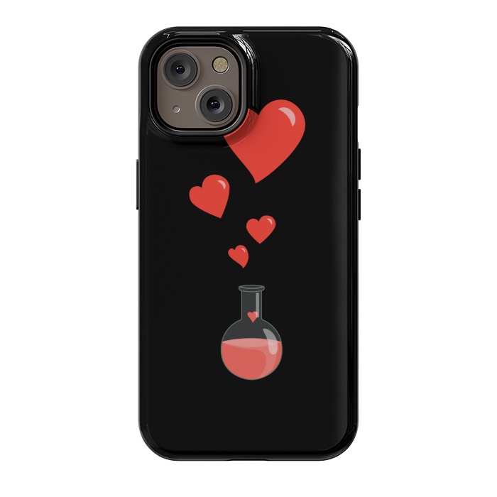 iPhone 14 StrongFit Flask Of Hearts Love Chemistry by Boriana Giormova