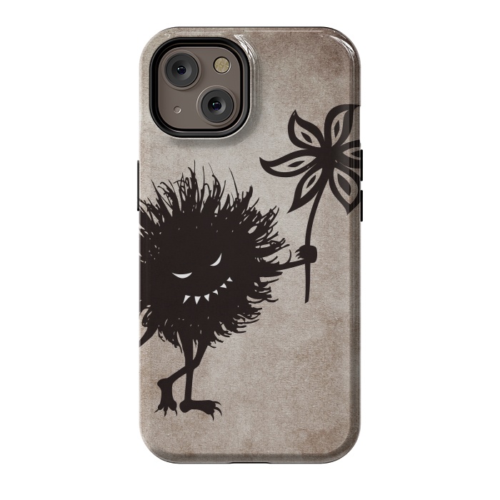 iPhone 14 StrongFit Evil Bug Gives Flower by Boriana Giormova
