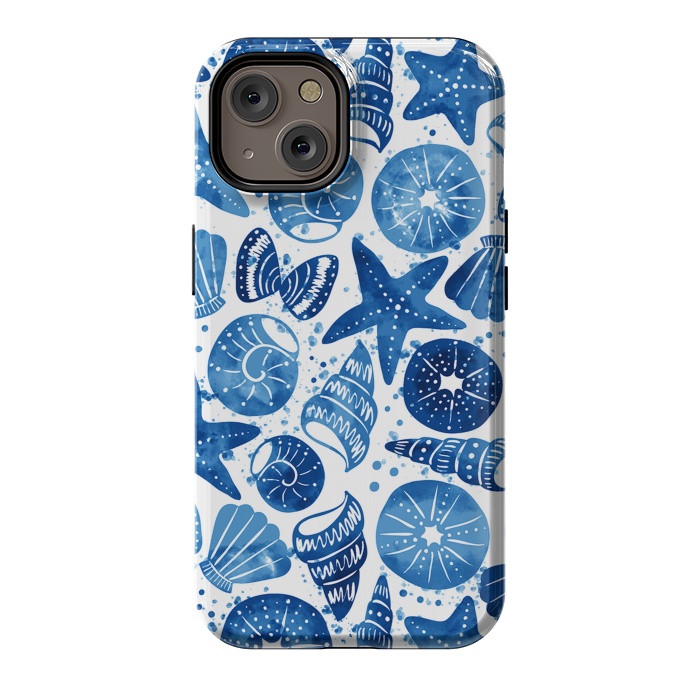 iPhone 14 StrongFit sea shells by Laura Grant