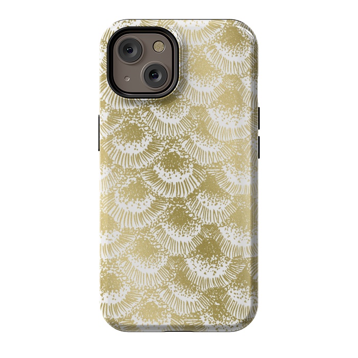 iPhone 14 StrongFit Organic Burst Gold by Caitlin Workman