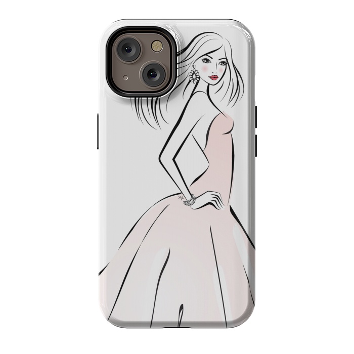 iPhone 14 StrongFit Elegant woman bride by Martina