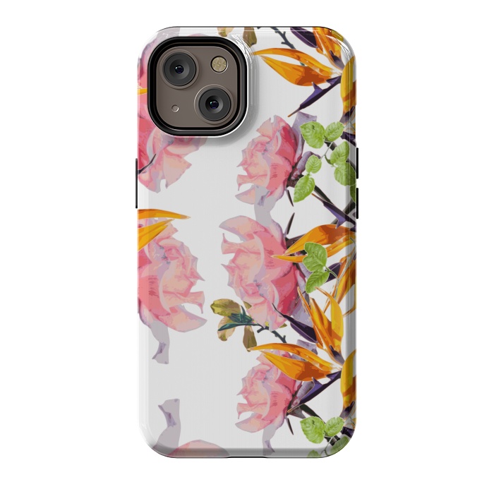 iPhone 14 StrongFit Lush Watercolor Florals by Zala Farah