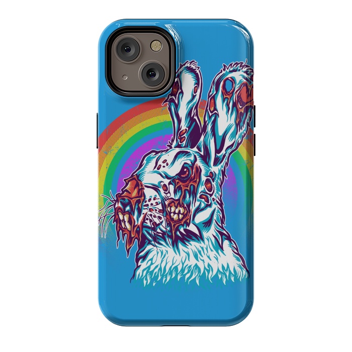 iPhone 14 StrongFit Zombie Rabbit by Branko Ricov