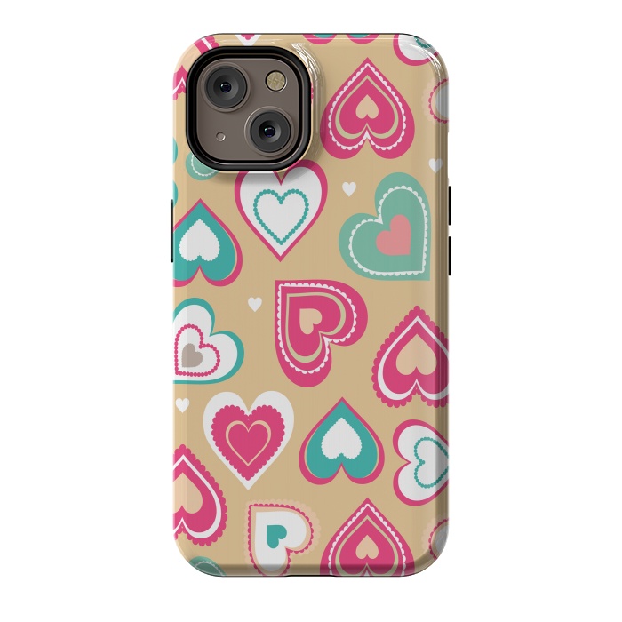 iPhone 14 StrongFit Love Hearts by Martina