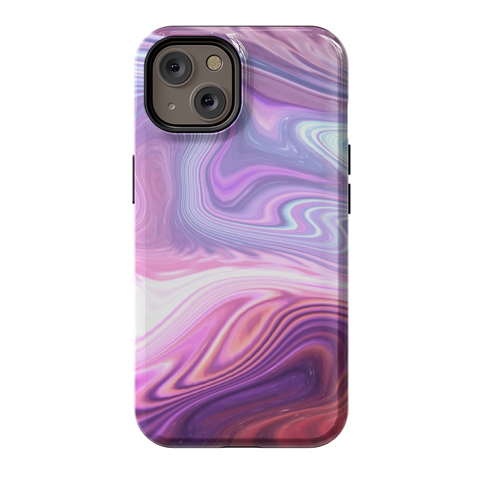 iPhone 14 StrongFit Purple Marble by Martina
