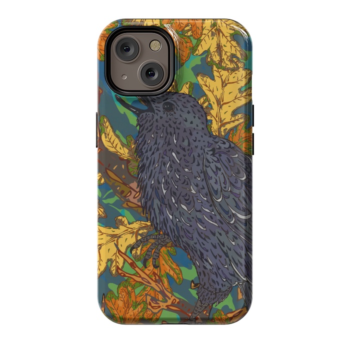 iPhone 14 StrongFit Raven and Oak by Lotti Brown